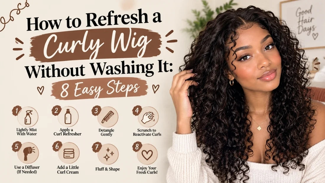 How to Refresh a Curly Wig Without Washing It: 8 Easy Steps