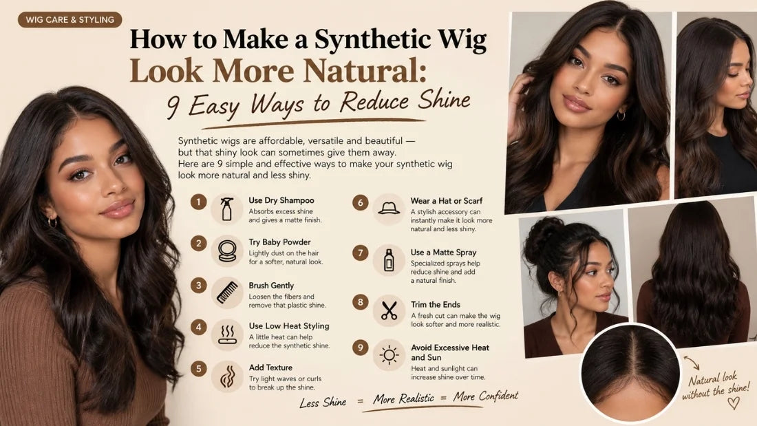 How to Make a Synthetic Wig Look More Natural: 9 Easy Ways to Reduce Shine