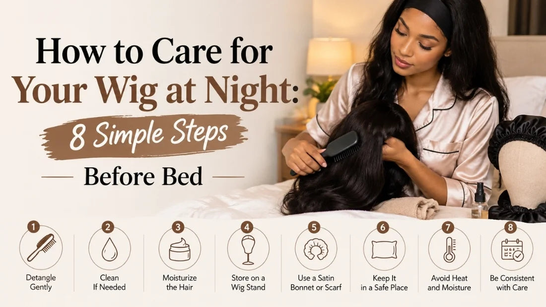 How to Care for Your Wig at Night: 8 Simple Steps Before Bed