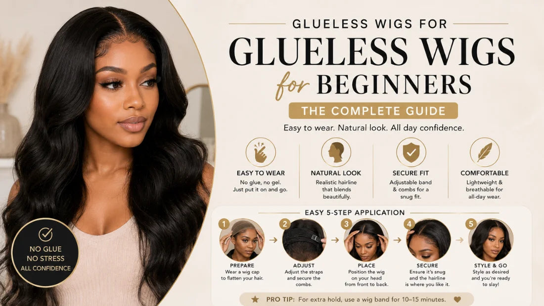 Glueless Wigs for Beginners: The Complete Guide
