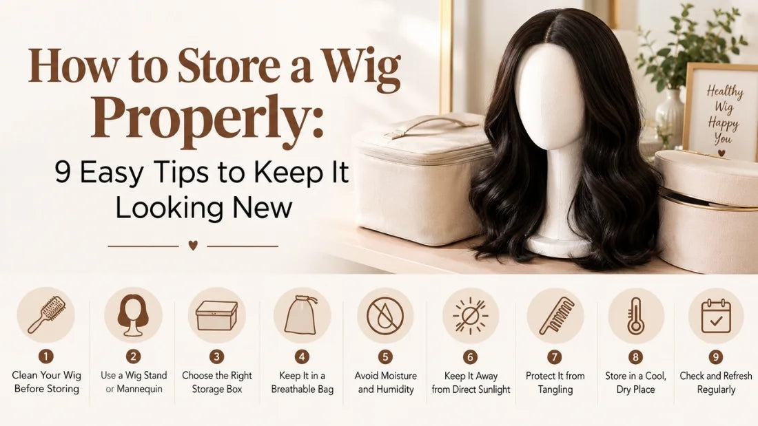 How to Store a Wig Properly 9 Easy Tips to Keep It Looking New
