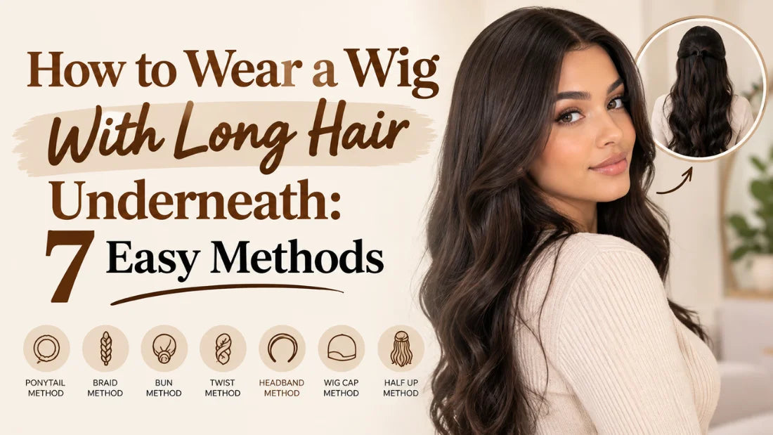 How to Wear a Wig With Long Hair Underneath: 7 Easy Methods
