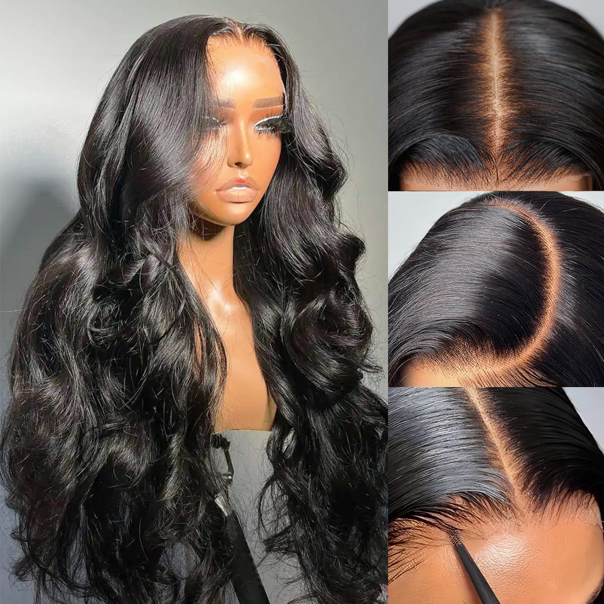 180% Density Body Wave Glueless Lace Closure Wig