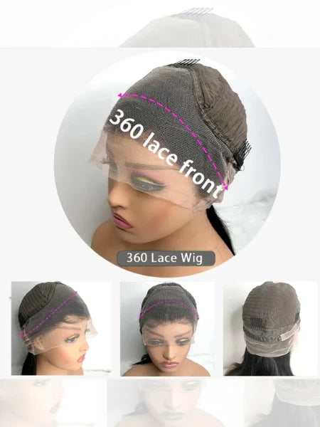 Deep Wave 13x4 / 13x6 HD Lace Glueless Wig