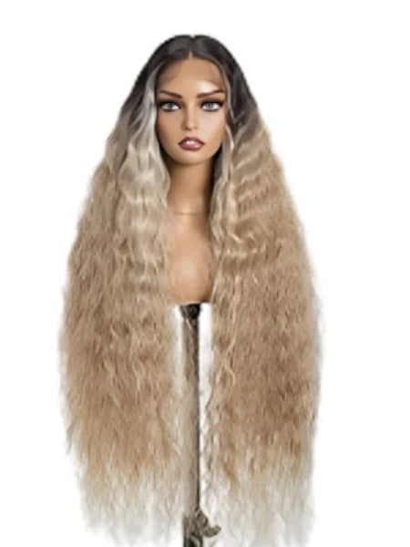 Blonde Bohemian 150% Density Curly Lace Wig