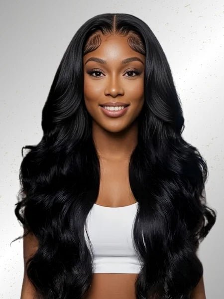 13x4 HD Lace Body Wave Glueless Frontal Wig - WIGZU