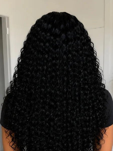 13x4 HD Lace Jerry Curly Frontal Wig - WIGZU