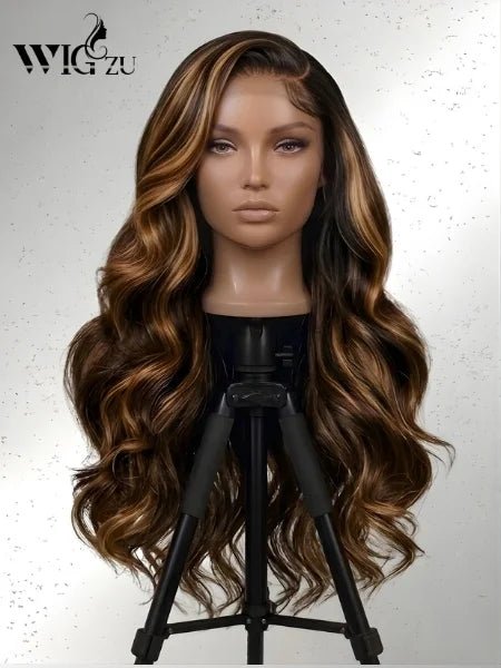 13x4 HD Lace Ombre Body Wave Glueless Wig - WIGZU