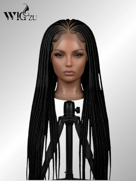 13x6 HD Lace Glueless Braided Frontal Wig - WIGZU