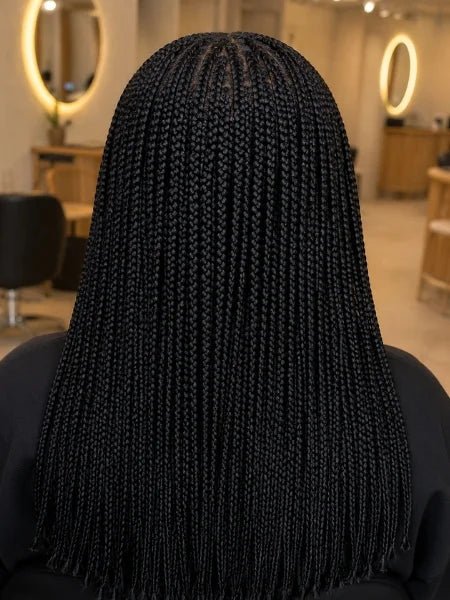 13x6 HD Lace Glueless Braided Frontal Wig - WIGZU