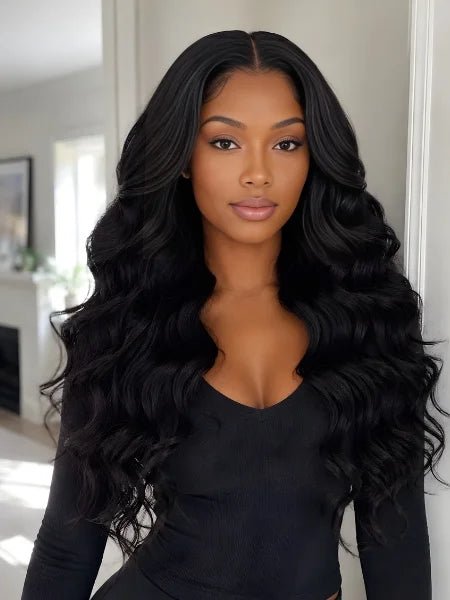 180% Density Body Wave Glueless Lace Closure Wig - WIGZU