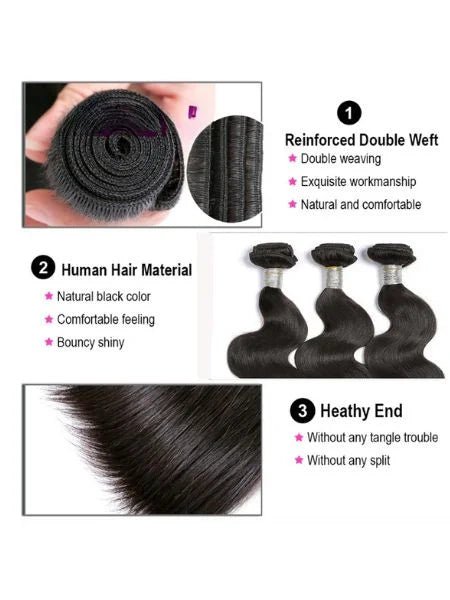 18A Brazilian Double Weft Body Wave Extension - WIGZU