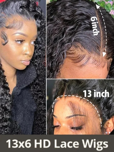 13x6 HD Lace Extra Deep Wave Glueless Wig