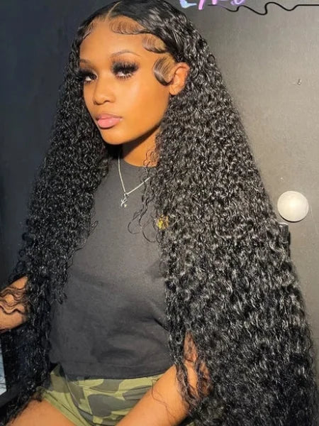 Glueless HD Lace Curly Deep Wave Wig