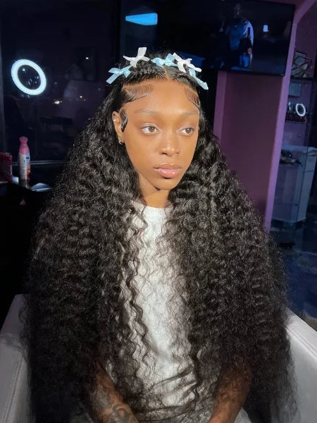 Nneka Deep Wave HD Lace Glueless Wig 200% Density