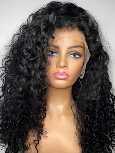 HD Lace Curly Water Wave Lace Wig 180% Density