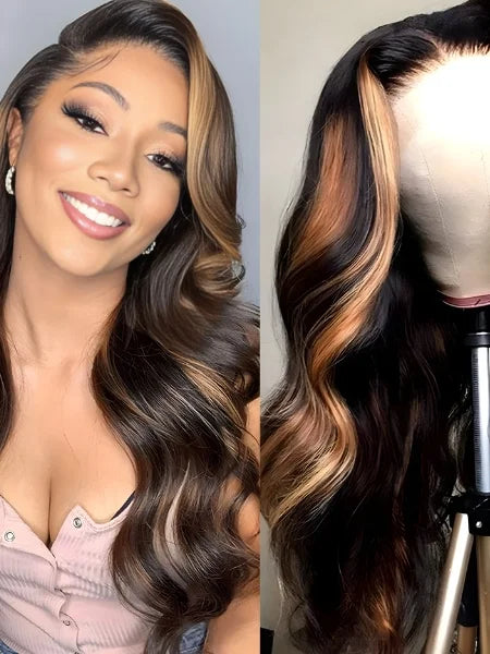 13x4 HD Lace Ombre Body Wave Glueless Wig