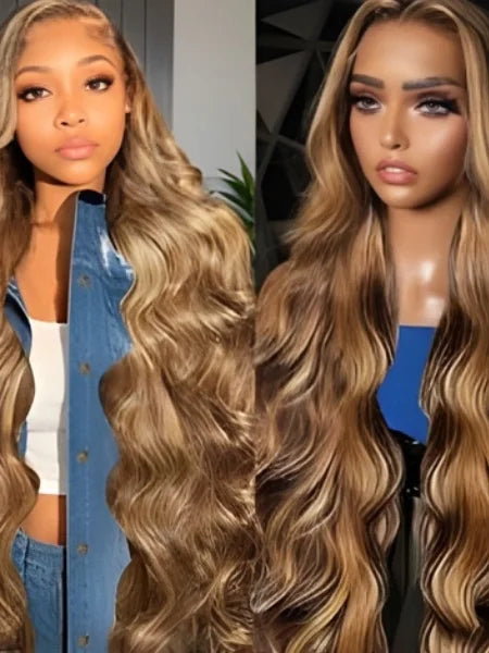 Glueless 13x4 HD Lace Frontal Ombre Body Wave 180% Density