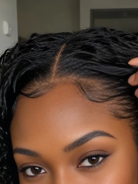 200% Density Curly HD Lace Front Human Hair Wig - WIGZU
