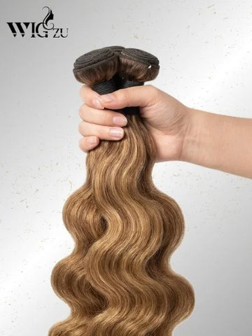 Blonde Highlight Body Wave Hair Bundle - Wigzu Human Hair Extension