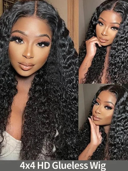 Nneka Deep Wave HD Lace Glueless Wig 200% Density