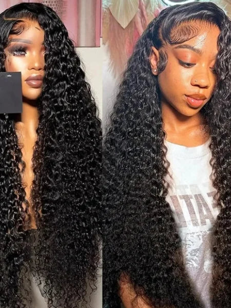 HD Lace Curly Water Wave Lace Wig 180% Density