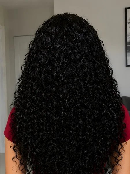 3-in-1 Flip Half Wig Glueless Human Hair 180% Density - WIGZU