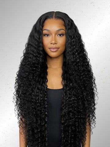 13x4 HD Lace 300% Density Glueless Deep Wave Wig