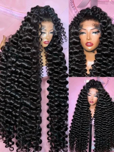 13x6 HD Lace Loose Deep Wave Wig 200% Density