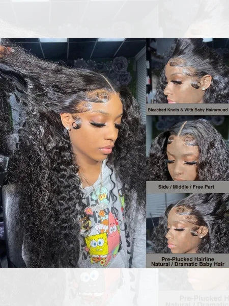 Glueless HD Lace Curly Deep Wave Wig