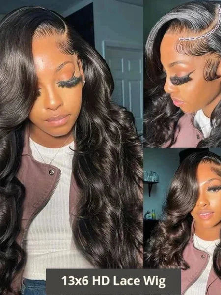 13x4 Lace Body Wave Glueless Frontal 180%
