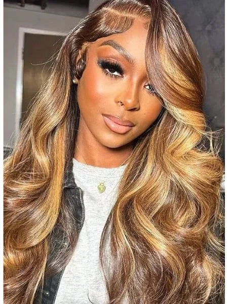 Blonde Highlight Body Wave Raw Human Hair Extension