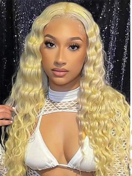 613 Blonde Deep Wave Unprocessed Human Hair Extension
