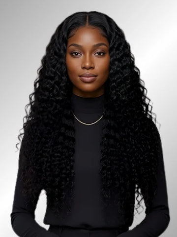 HD Lace Frontal 42-Inch Deep Wave Dyeable Wig