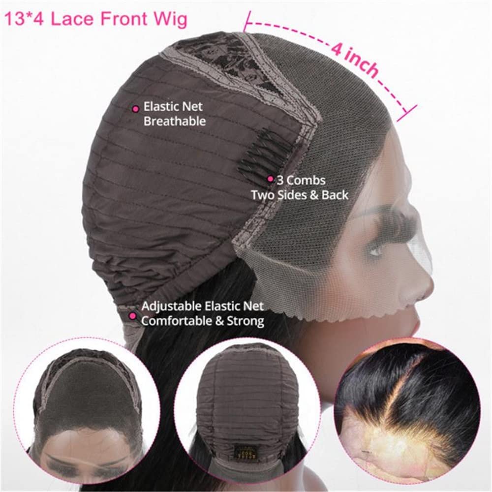 Chocolate Brown Body Wave 13x4 Lace Frontal Wig