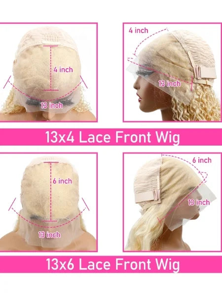 613 Honey Blonde Straight HD Lace Frontal Wig 200% Density