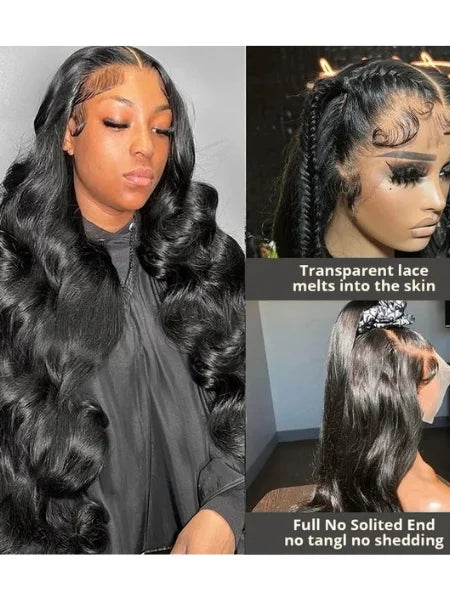 13x4 Lace Body Wave Glueless Frontal 180%