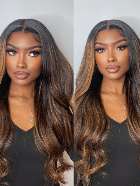 13x4 HD Lace Ombre Body Wave Glueless Wig
