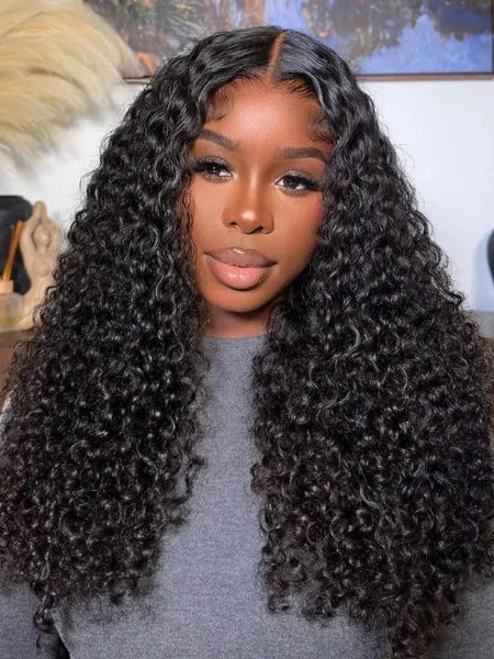 Deep Wave HD Glueless Lace Wig 220% Density