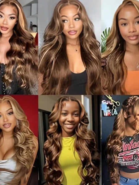 Glueless 13x4 HD Lace Frontal Ombre Body Wave 180% Density