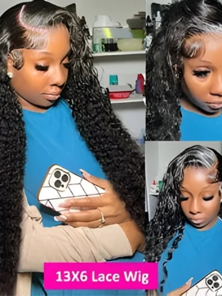 Deep Wave 13x4 / 13x6 HD Lace Glueless Wig
