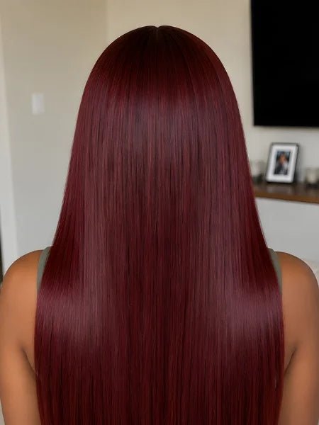 4x4 HD Lace Reddish Brown Glueless Closure Wig 150% Density - WIGZU