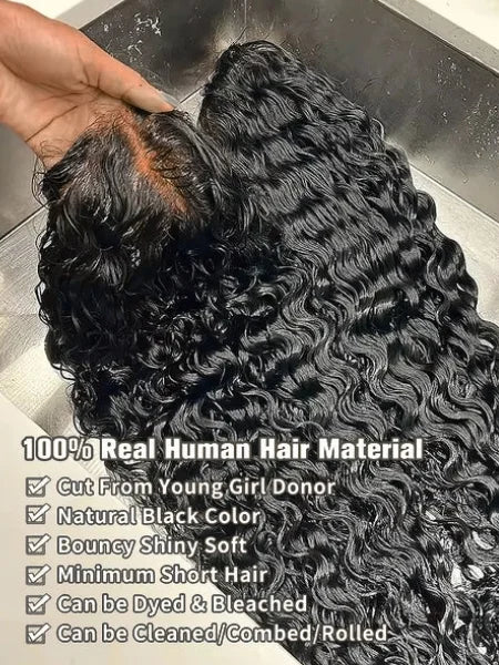 HD Lace Deep Curly Glueless Wig