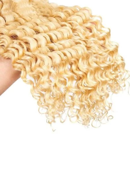 613 Blonde Deep Wave Unprocessed Human Hair Extension - WIGZU