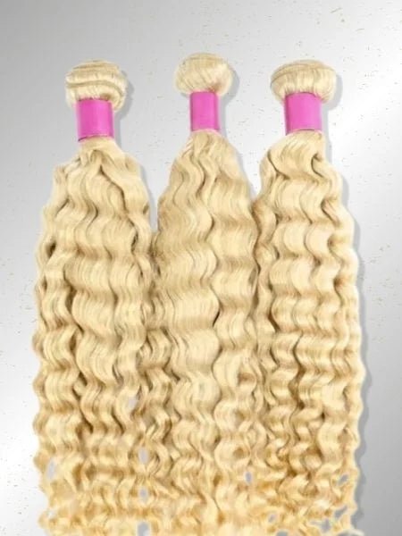 613 Blonde Deep Wave Unprocessed Human Hair Extension - WIGZU