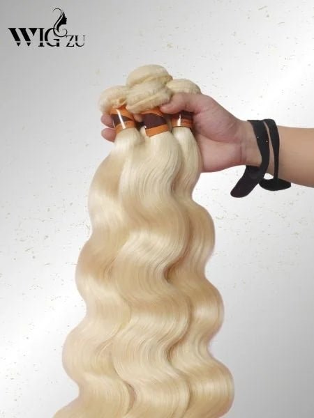 613 Honey Blonde Body Wave Double Weft Extension - WIGZU
