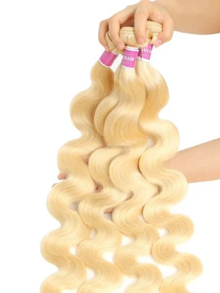 613 Honey Blonde Body Wave Double Weft Extension - WIGZU