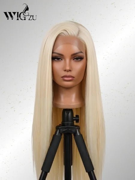 613 Honey Blonde Straight HD Lace Frontal Wig 200% Density - WIGZU