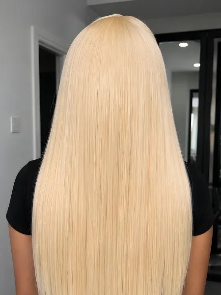 613 Honey Blonde Straight HD Lace Frontal Wig 200% Density - WIGZU