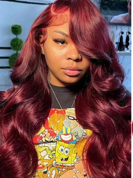 99J Burgundy Body Wave Wine Red Human Hair Extension